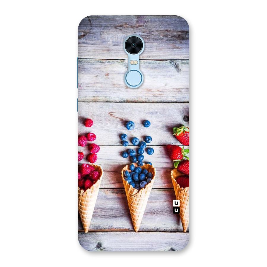 Cone Fruits Design Back Case for Redmi Note 5