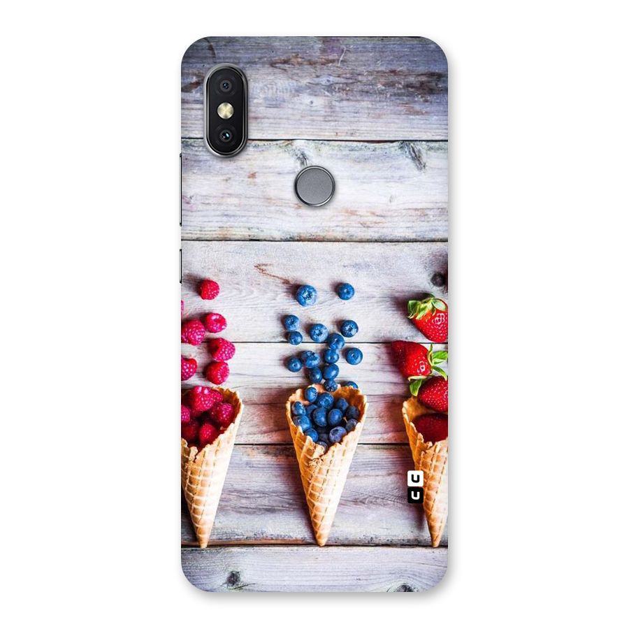 Cone Fruits Design Back Case for Redmi Y2