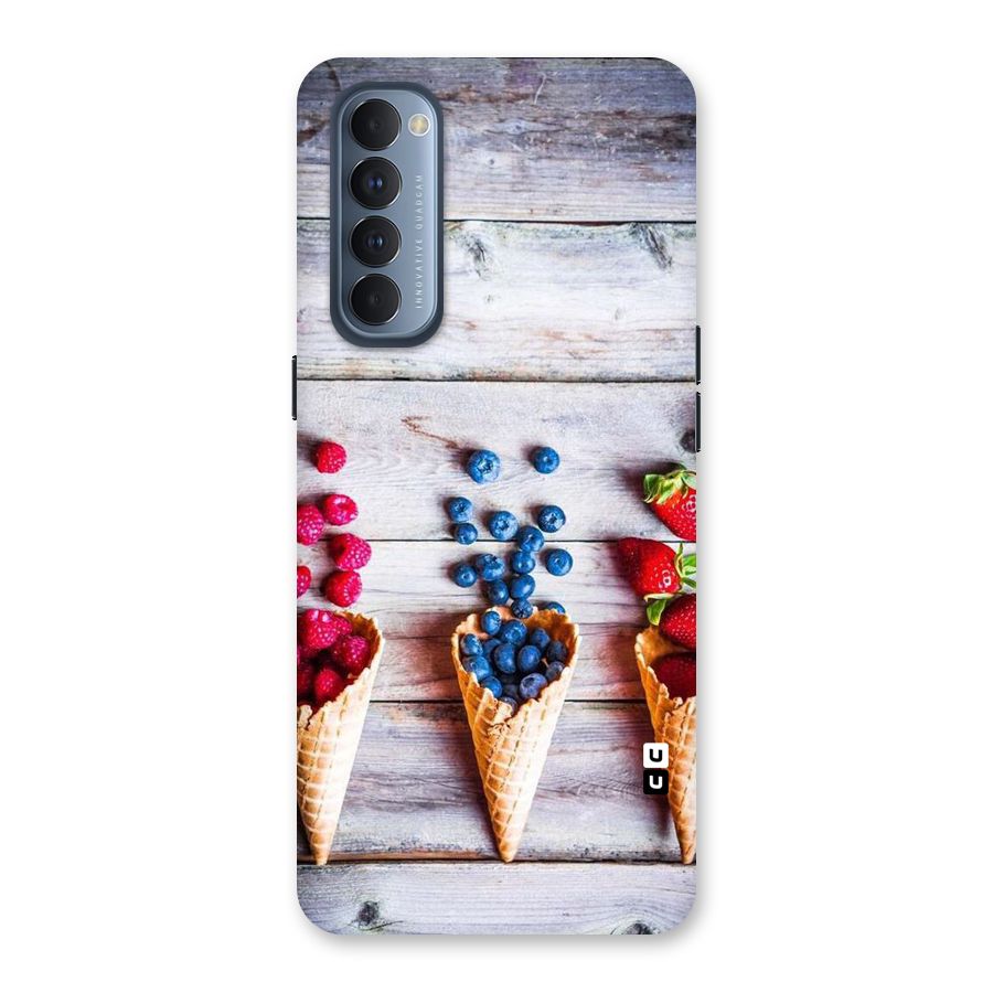 Cone Fruits Design Back Case for Reno4 Pro