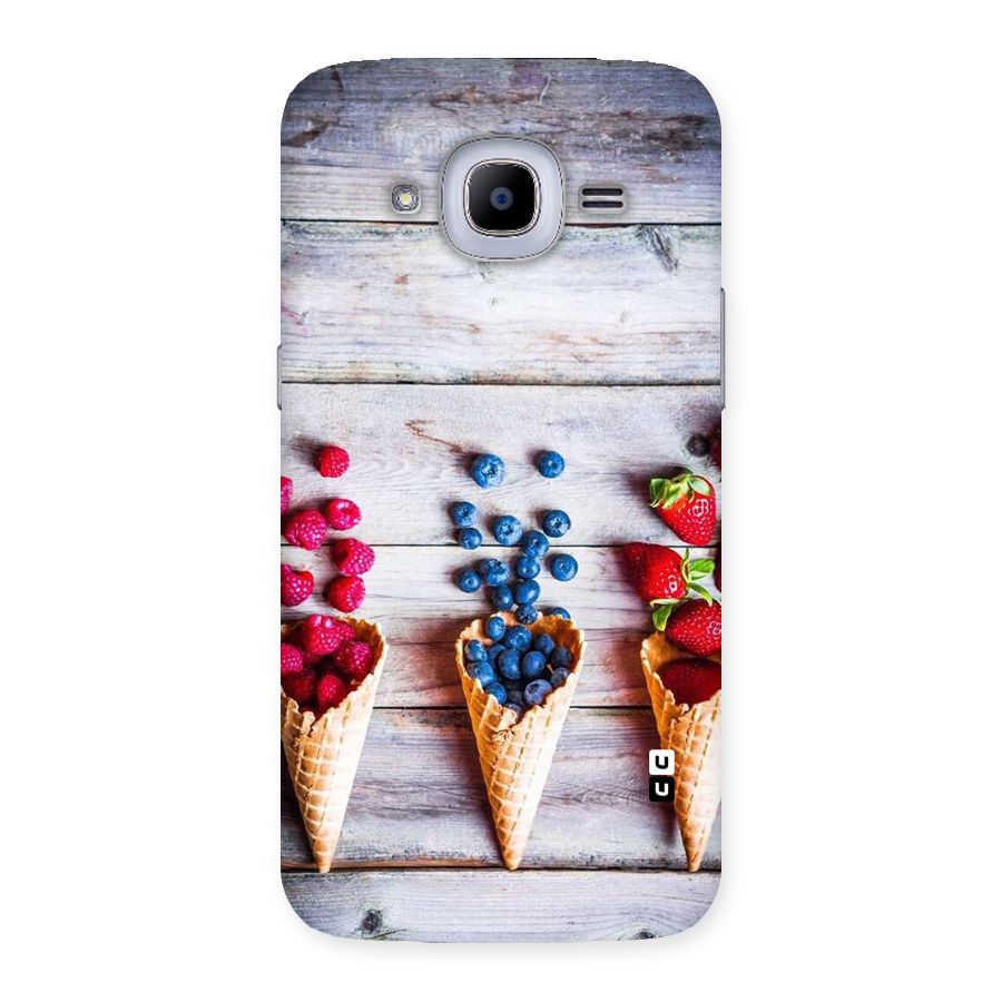 Cone Fruits Design Back Case for Samsung Galaxy J2 Pro