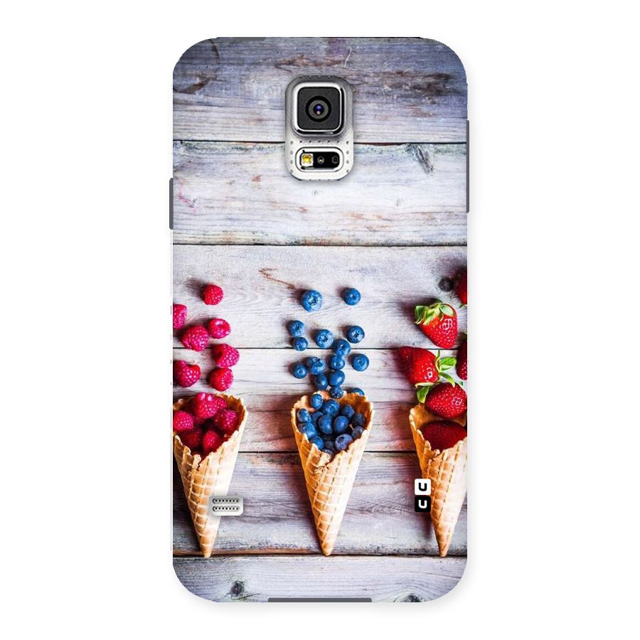 Cone Fruits Design Back Case for Samsung Galaxy S5