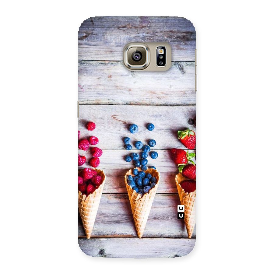 Cone Fruits Design Back Case for Samsung Galaxy S6 Edge