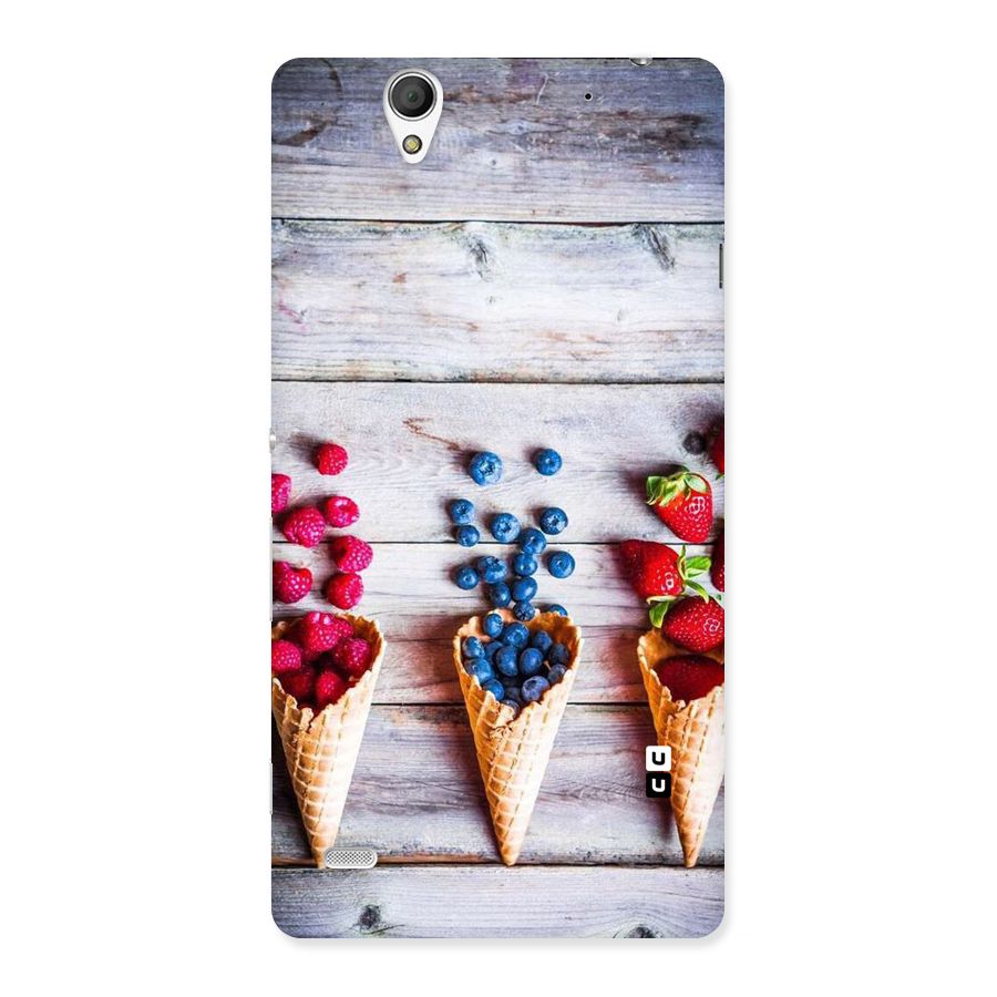 Cone Fruits Design Back Case for Sony Xperia C4