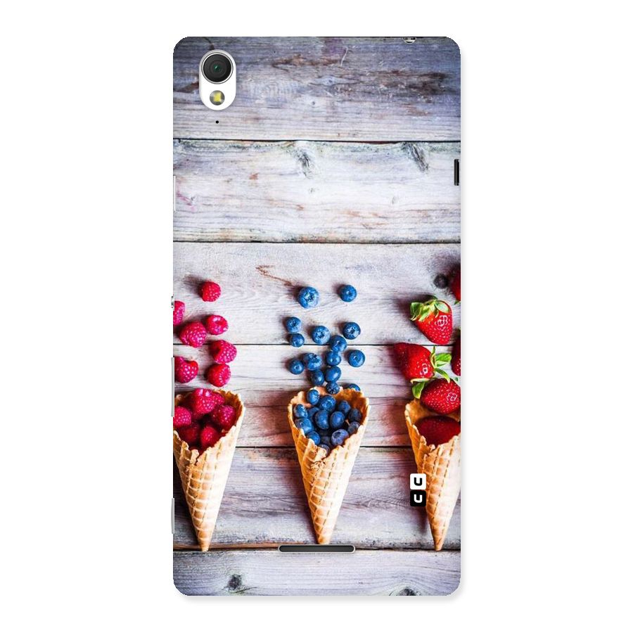 Cone Fruits Design Back Case for Sony Xperia T3