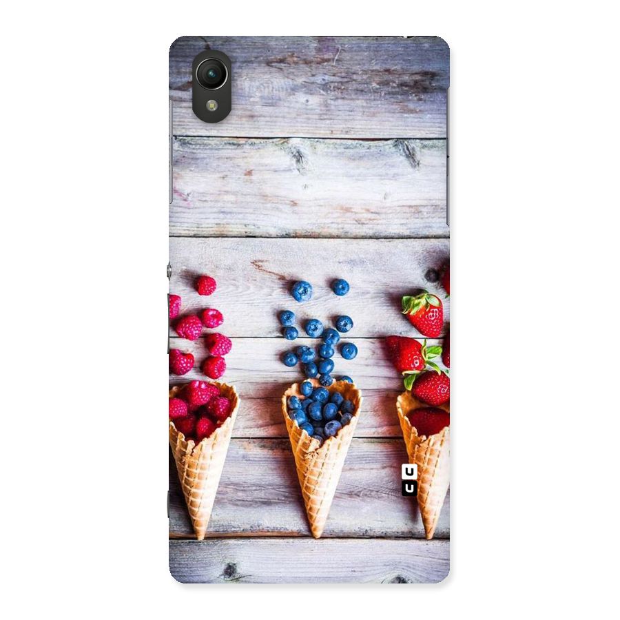 Cone Fruits Design Back Case for Sony Xperia Z2