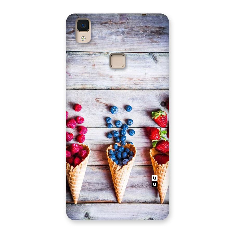 Cone Fruits Design Back Case for V3 Max