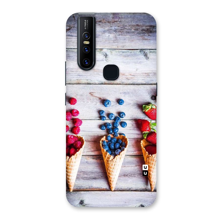 Cone Fruits Design Back Case for Vivo V15