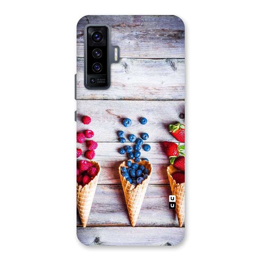 Cone Fruits Design Back Case for Vivo X50