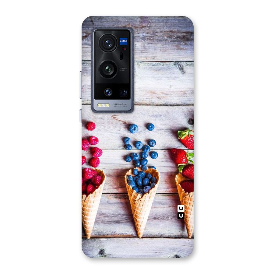 Cone Fruits Design Back Case for Vivo X60 Pro Plus