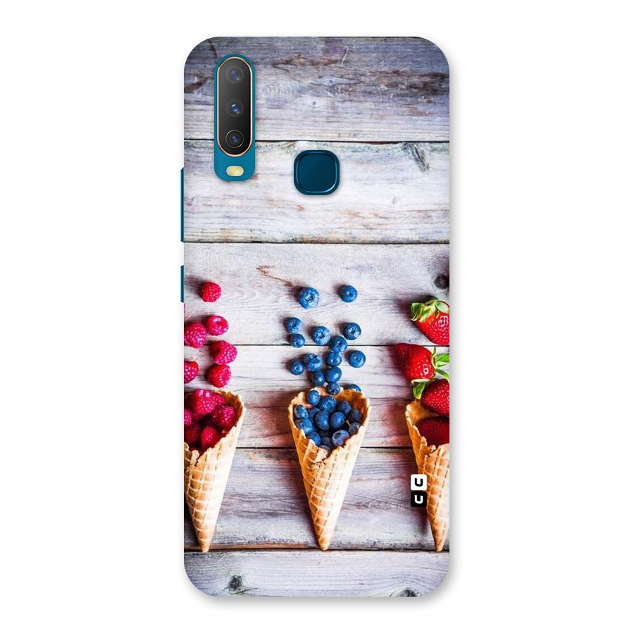Cone Fruits Design Back Case for Vivo Y17