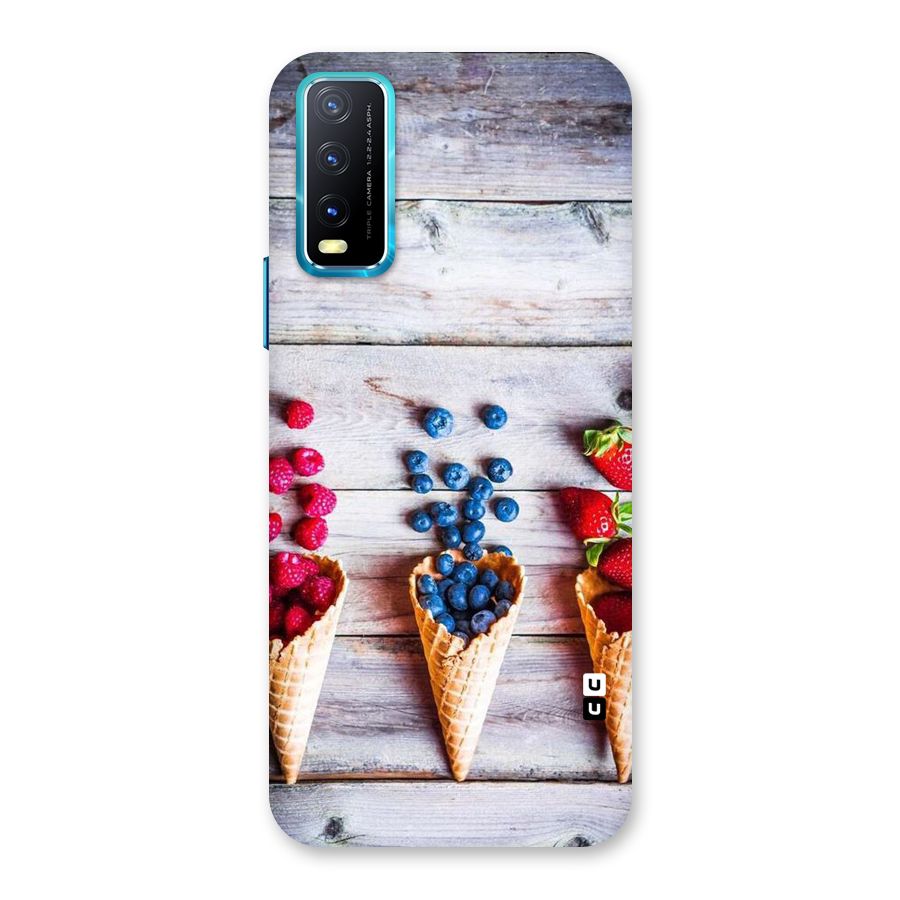 Cone Fruits Design Back Case for Vivo Y20A