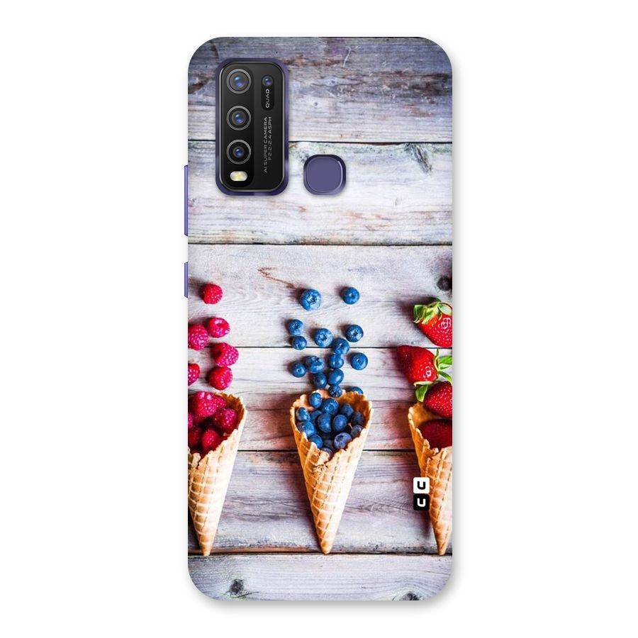 Cone Fruits Design Back Case for Vivo Y30