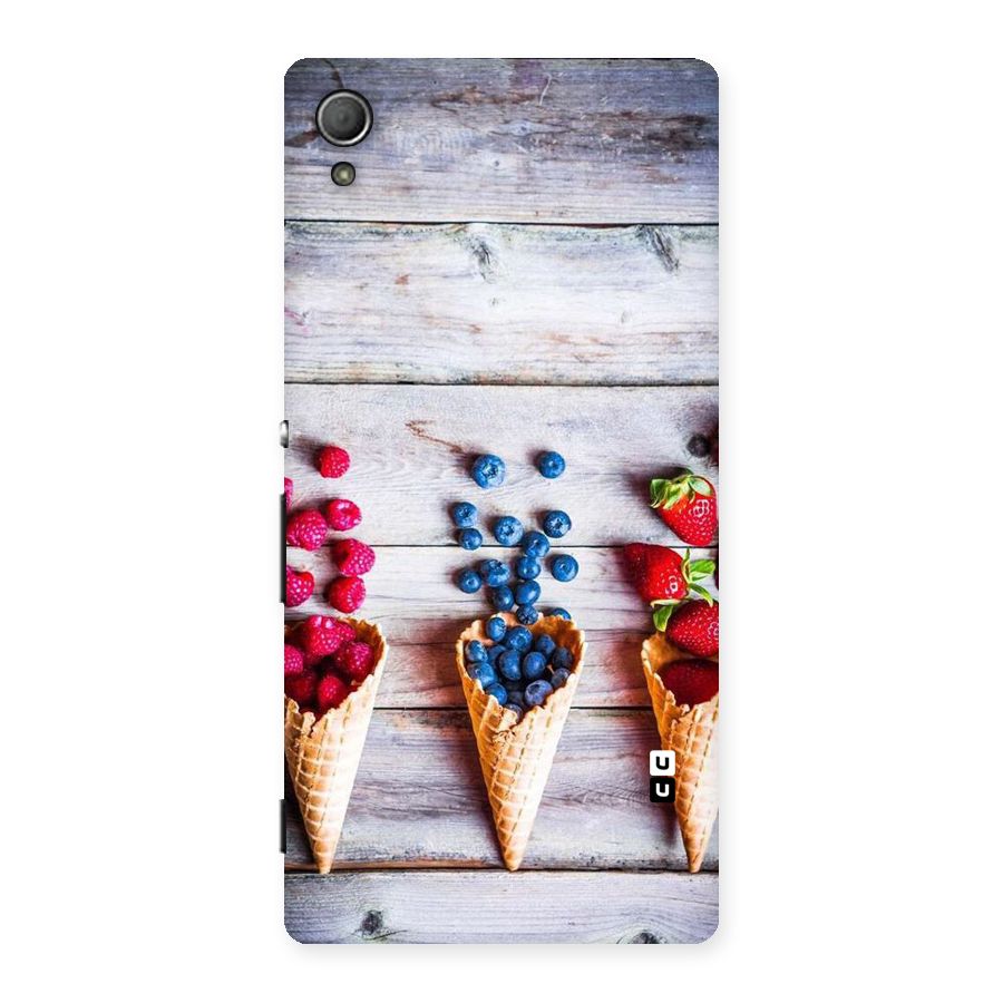 Cone Fruits Design Back Case for Xperia Z3 Plus