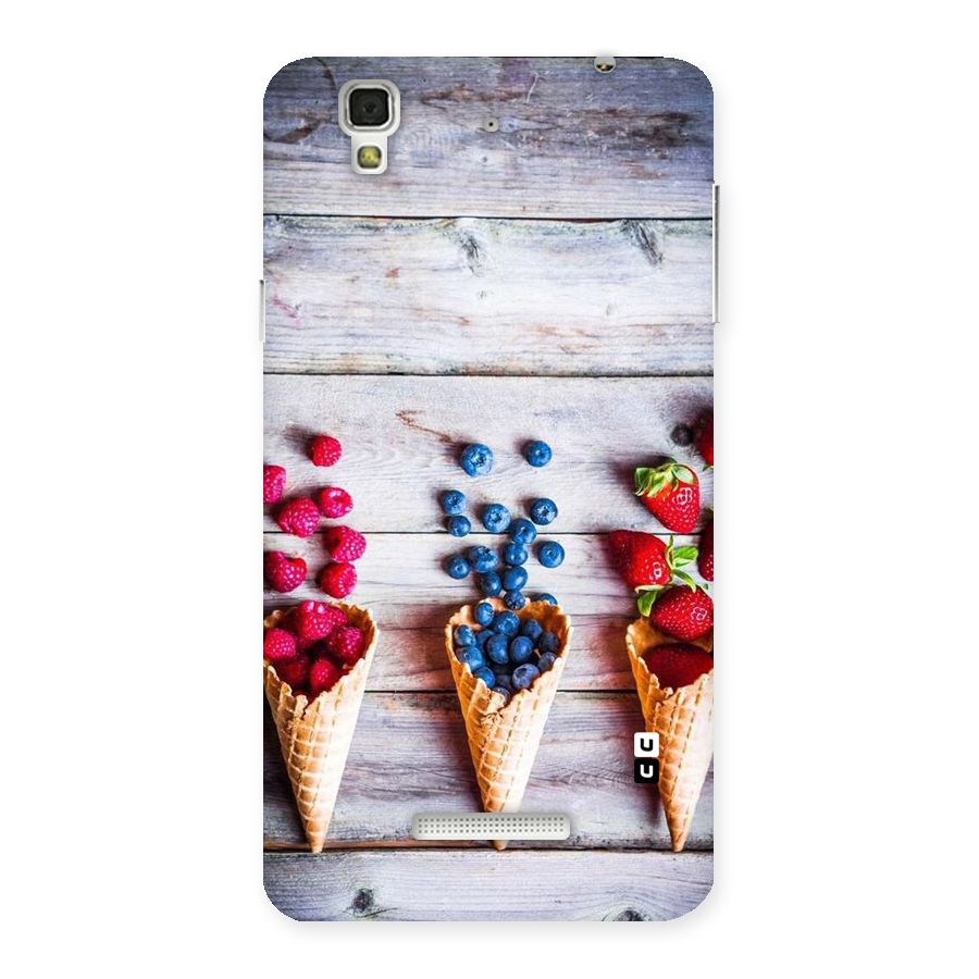 Cone Fruits Design Back Case for Yu Yureka