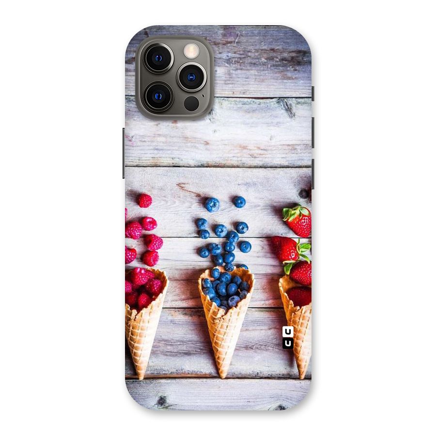Cone Fruits Design Back Case for iPhone 12 Pro