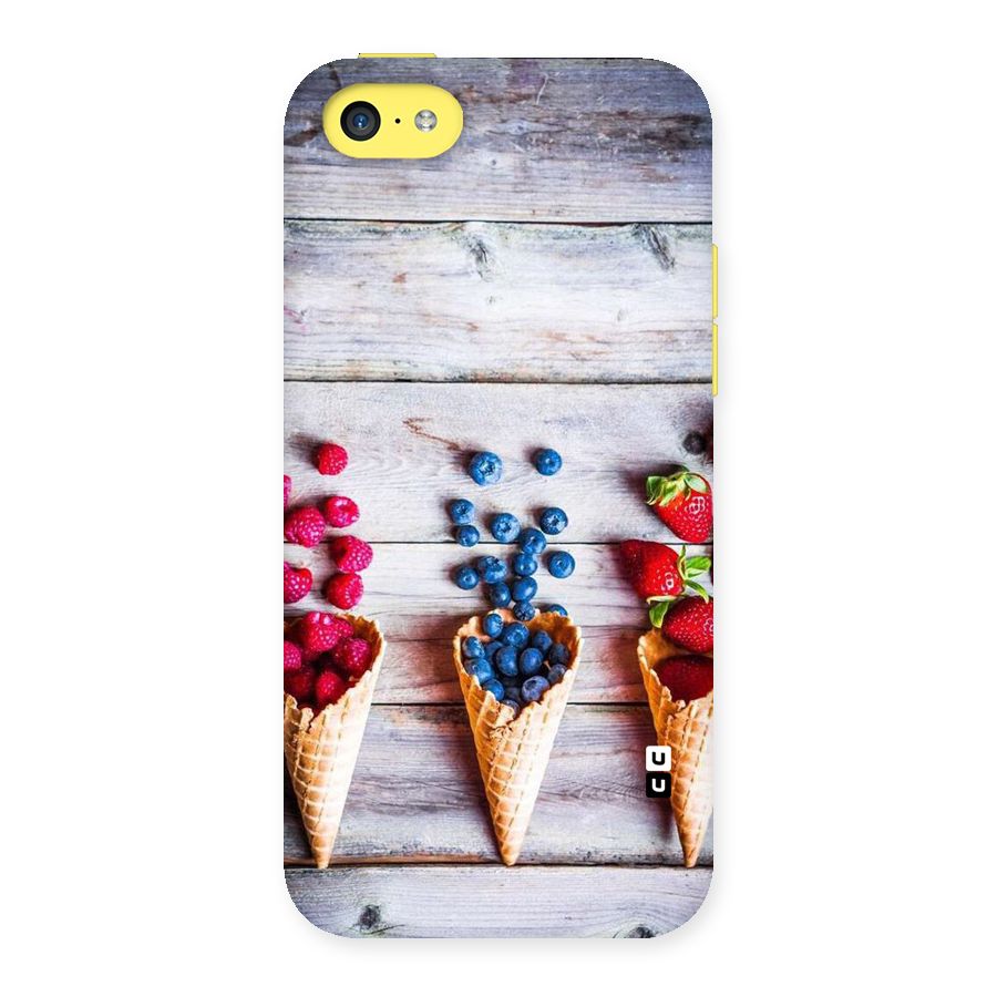 Cone Fruits Design Back Case for iPhone 5C
