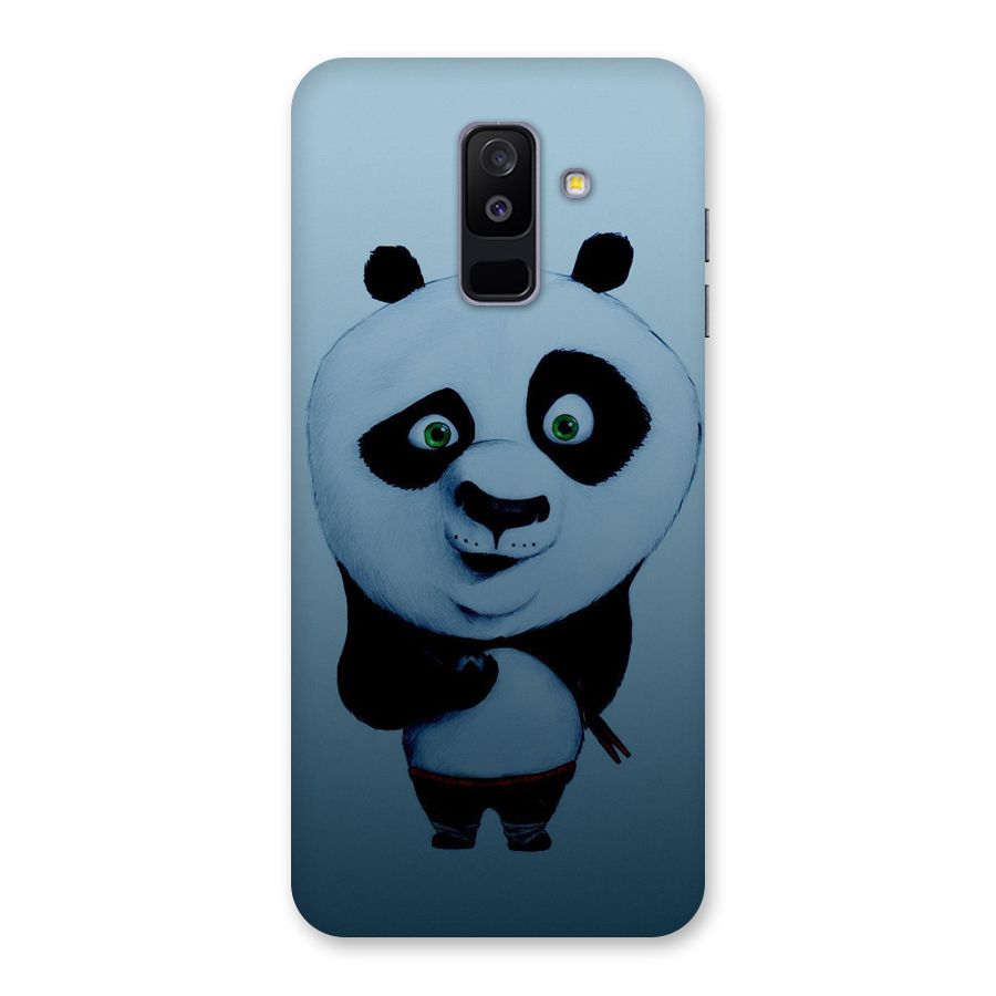 Confused Cute Panda Back Case for Galaxy A6 Plus