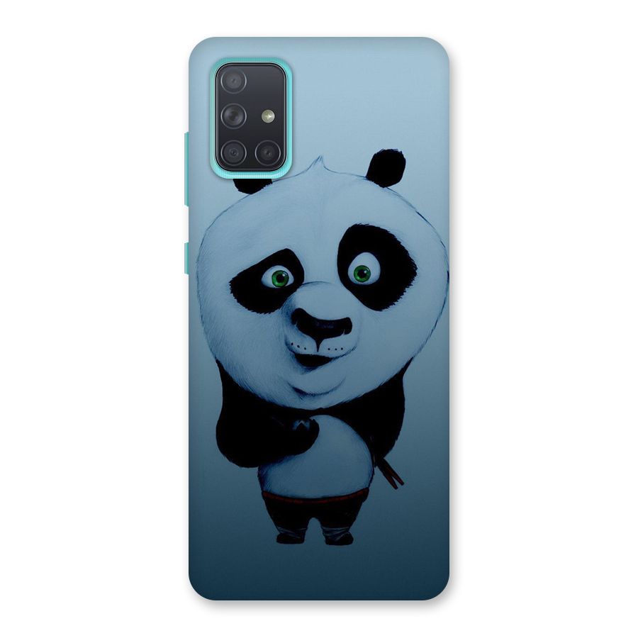 Confused Cute Panda Back Case for Galaxy A71