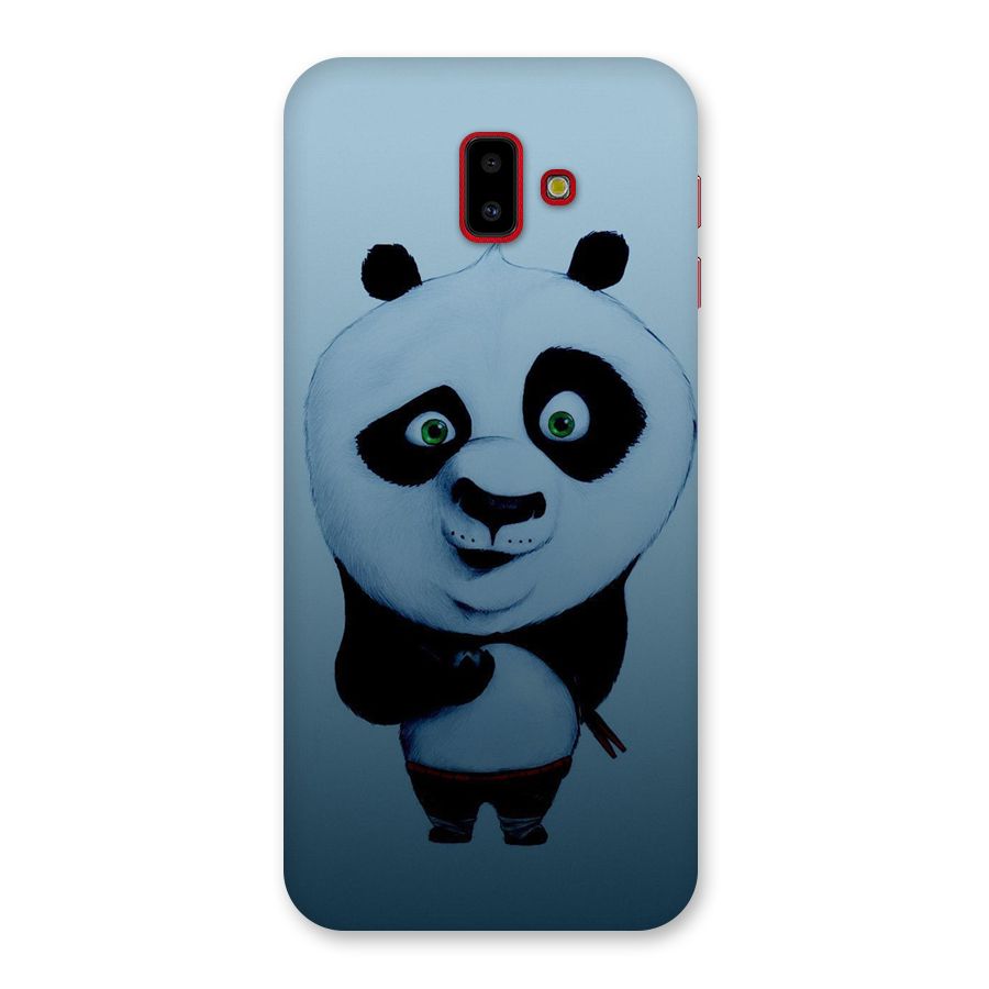 Confused Cute Panda Back Case for Galaxy J6 Plus