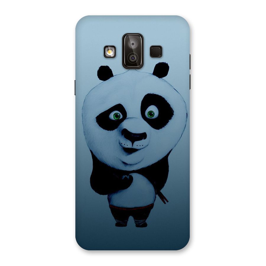 Confused Cute Panda Back Case for Galaxy J7 Duo