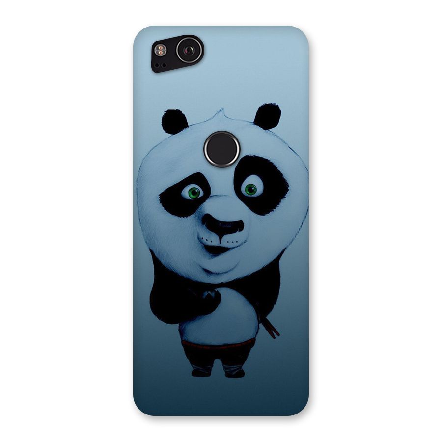 Confused Cute Panda Back Case for Google Pixel 2