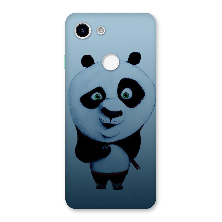 Confused Cute Panda Back Case for Google Pixel 3