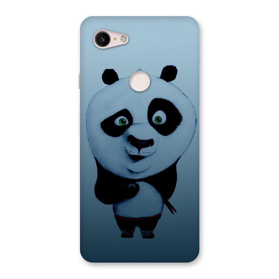Confused Cute Panda Back Case for Google Pixel 3 XL