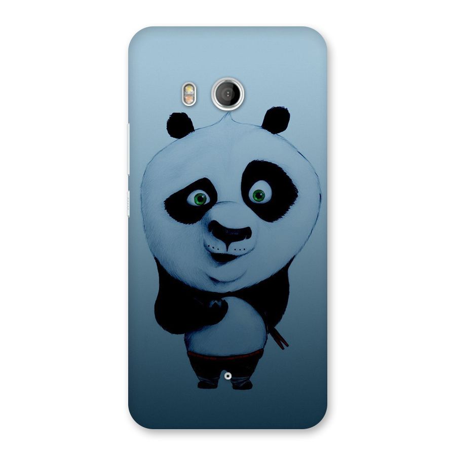 Confused Cute Panda Back Case for HTC U11