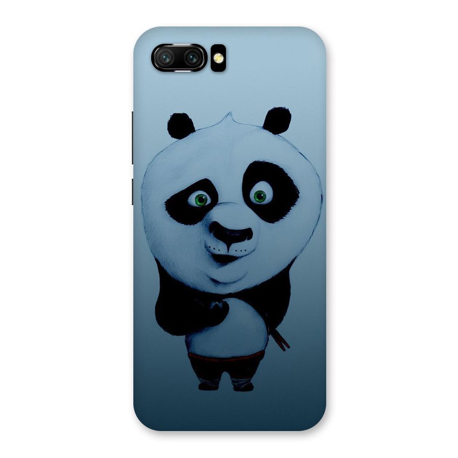 Confused Cute Panda Back Case for Honor 10