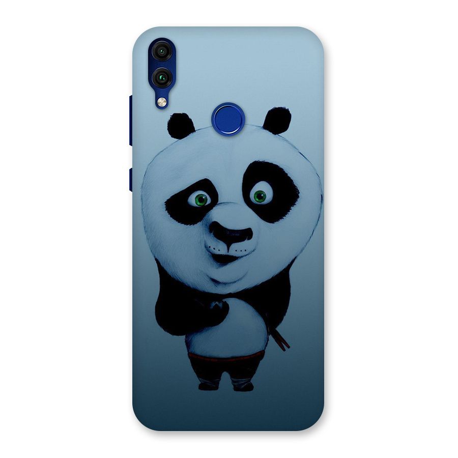 Confused Cute Panda Back Case for Honor 8C