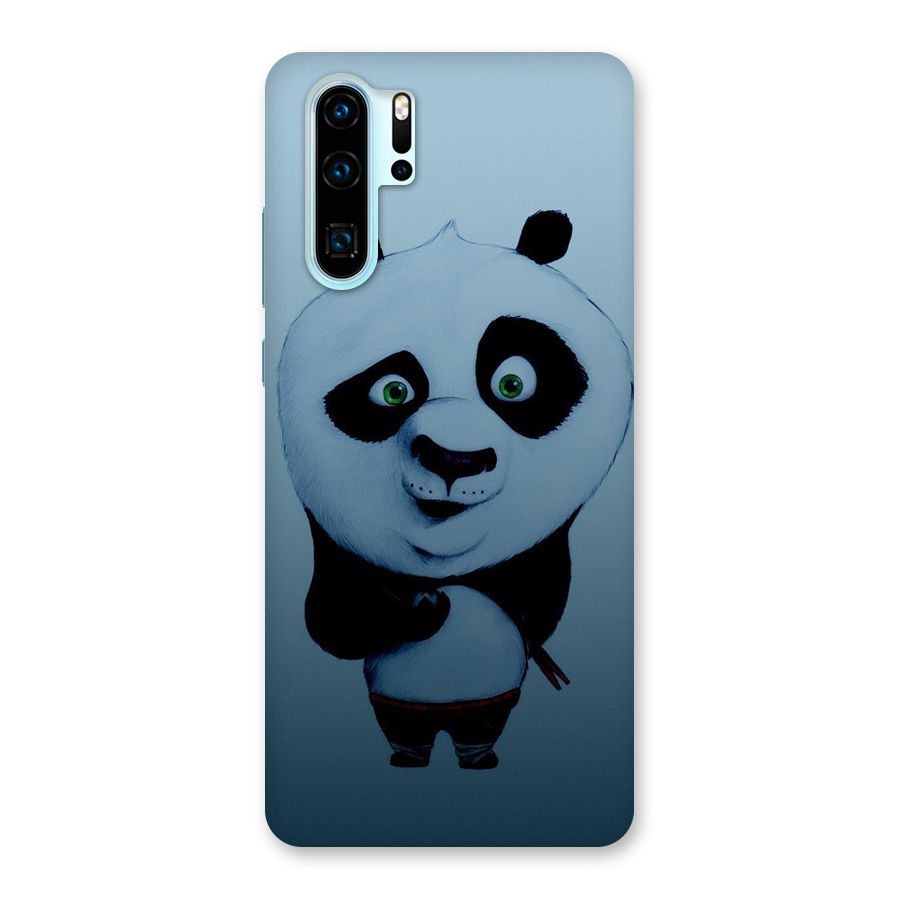 Confused Cute Panda Back Case for Huawei P30 Pro