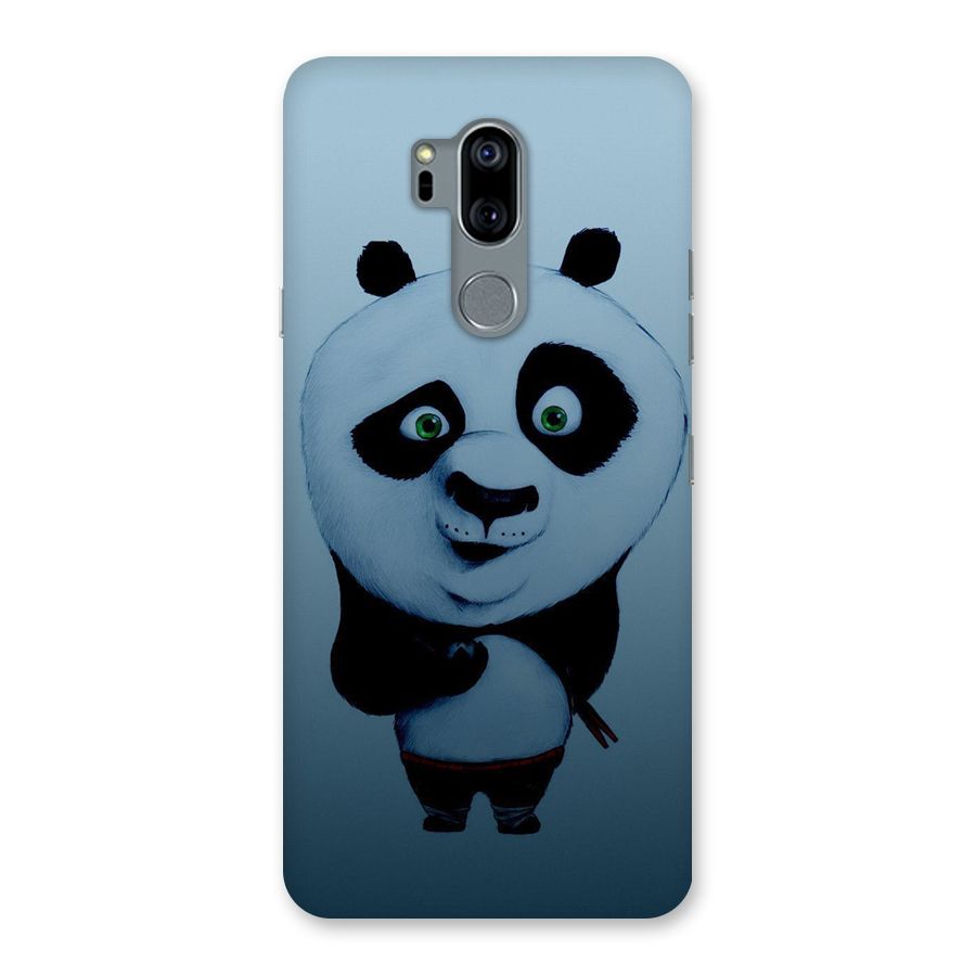Confused Cute Panda Back Case for LG G7