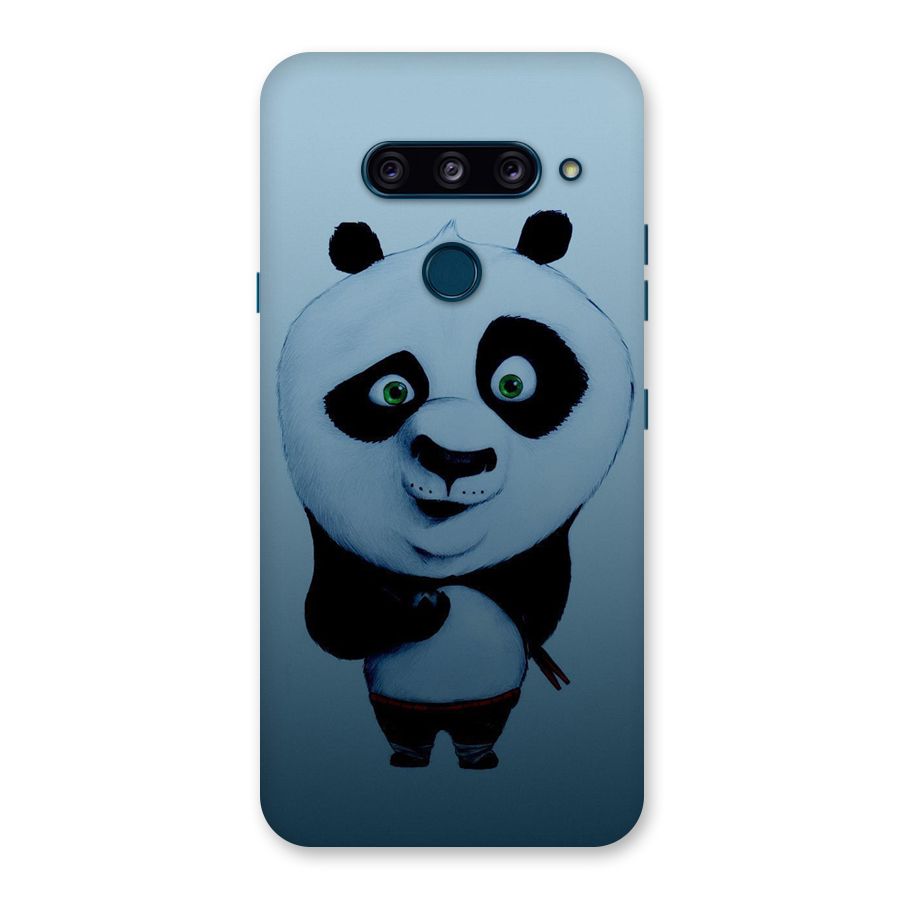 Confused Cute Panda Back Case for LG  V40 ThinQ