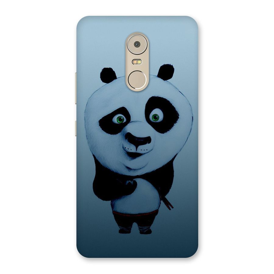 Confused Cute Panda Back Case for Lenovo K6 Note