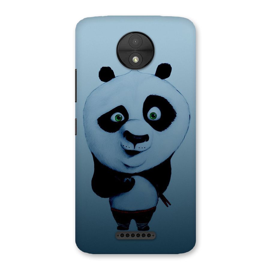 Confused Cute Panda Back Case for Moto C
