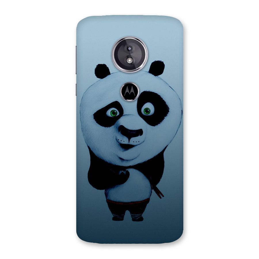 Confused Cute Panda Back Case for Moto E5