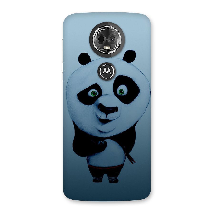 Confused Cute Panda Back Case for Moto E5 Plus
