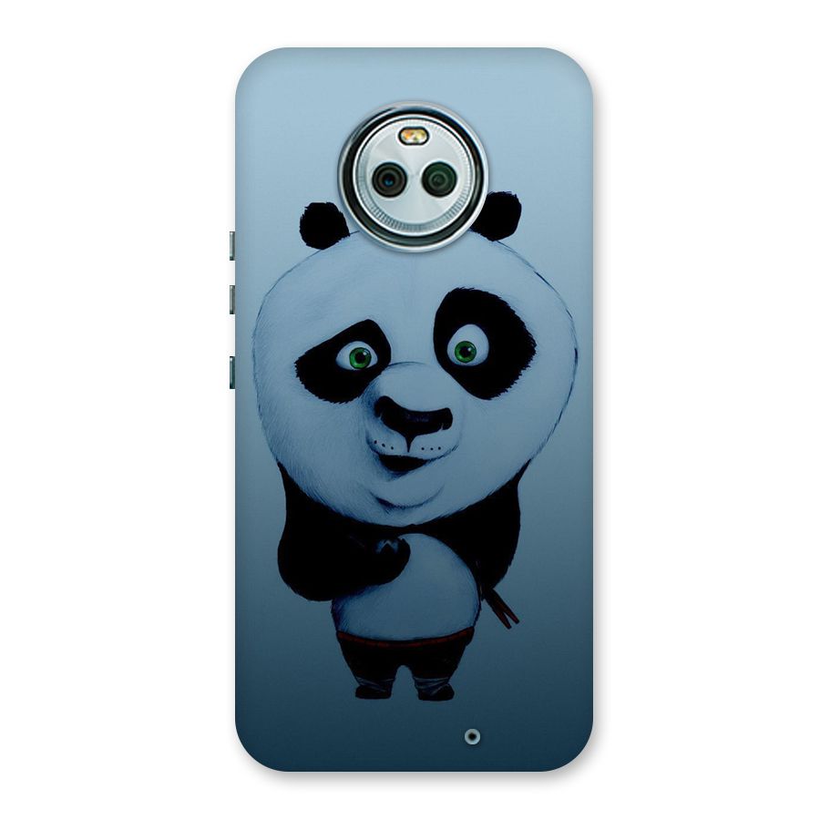 Confused Cute Panda Back Case for Moto X4