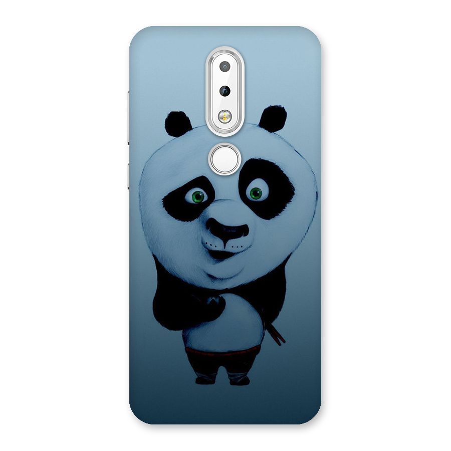 Confused Cute Panda Back Case for Nokia 6.1 Plus