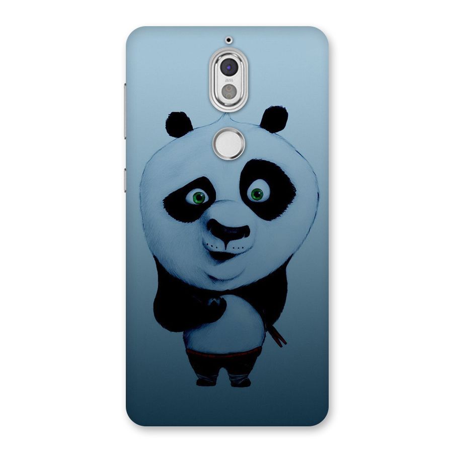 Confused Cute Panda Back Case for Nokia 7