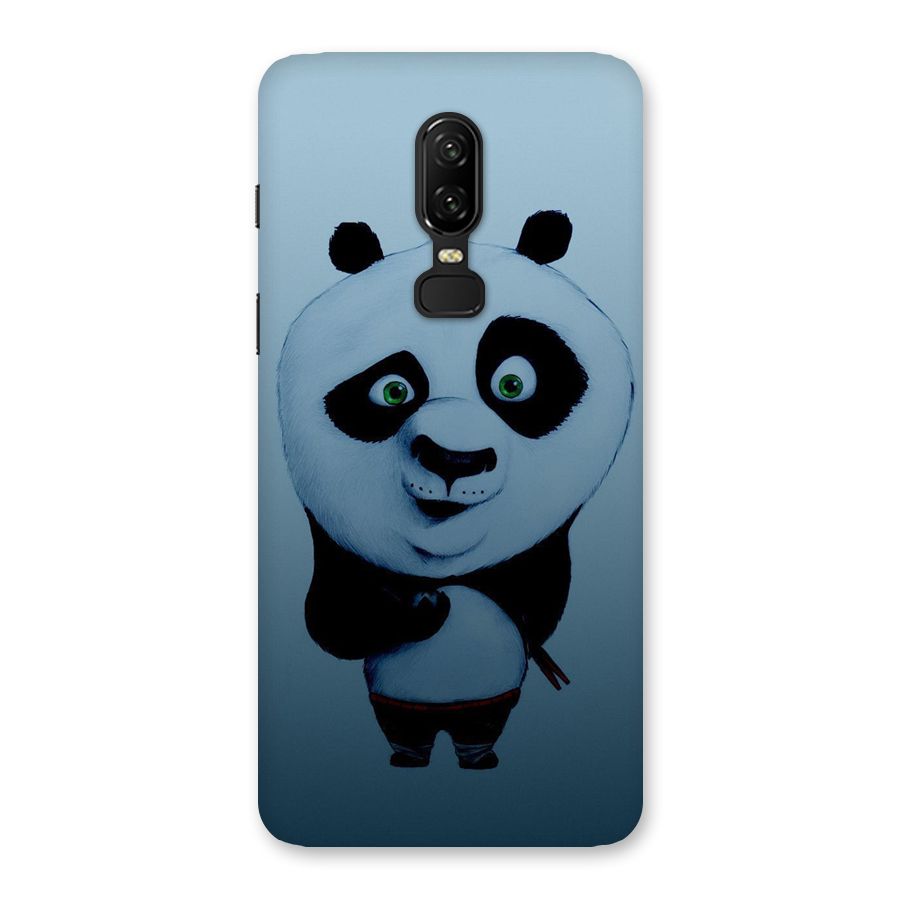 Confused Cute Panda Back Case for OnePlus 6