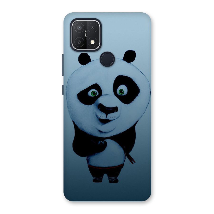 Confused Cute Panda Back Case for Oppo A15