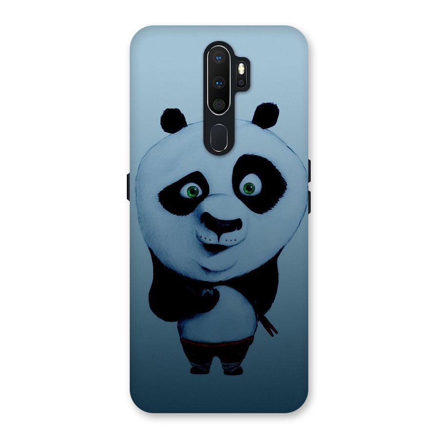 Confused Cute Panda Back Case for Oppo A5 (2020)