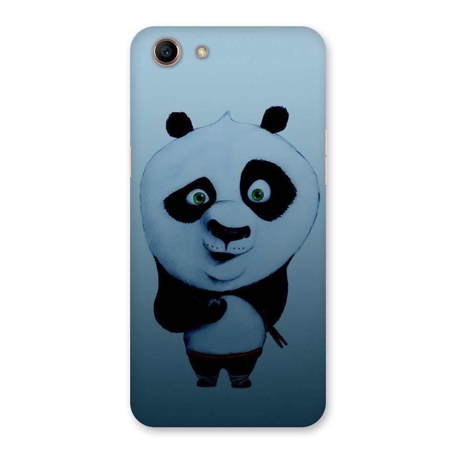 Confused Cute Panda Back Case for Oppo A83 (2018)