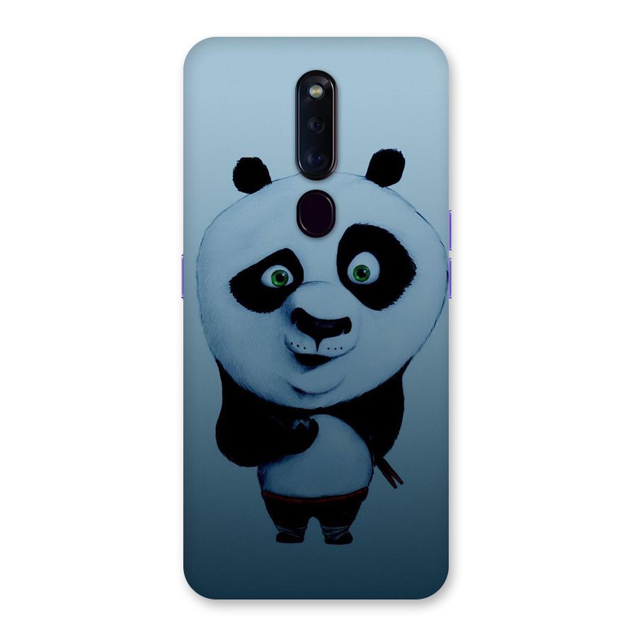 Confused Cute Panda Back Case for Oppo F11 Pro