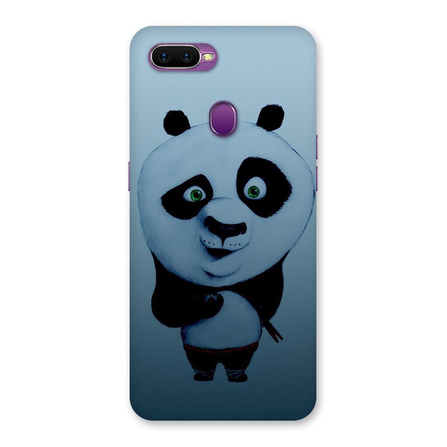 Confused Cute Panda Back Case for Oppo F9