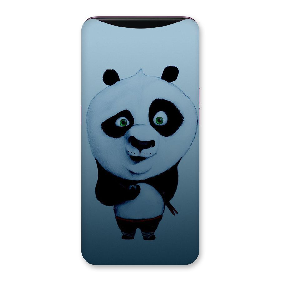Confused Cute Panda Back Case for Oppo Find X