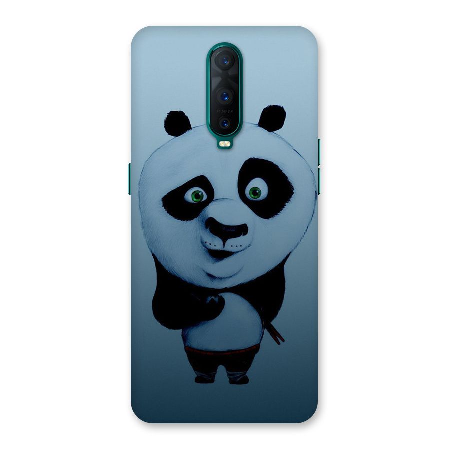 Confused Cute Panda Back Case for Oppo R17 Pro