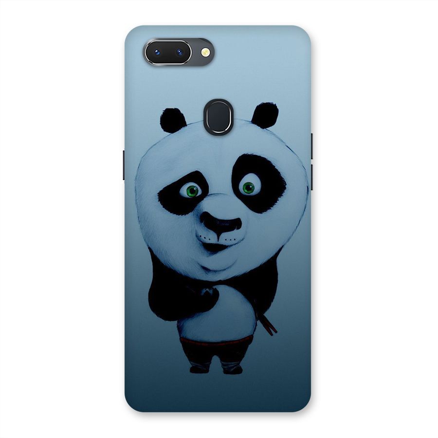 Confused Cute Panda Back Case for Oppo Realme 2