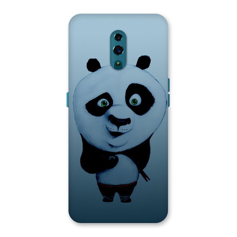 Confused Cute Panda Back Case for Oppo Reno